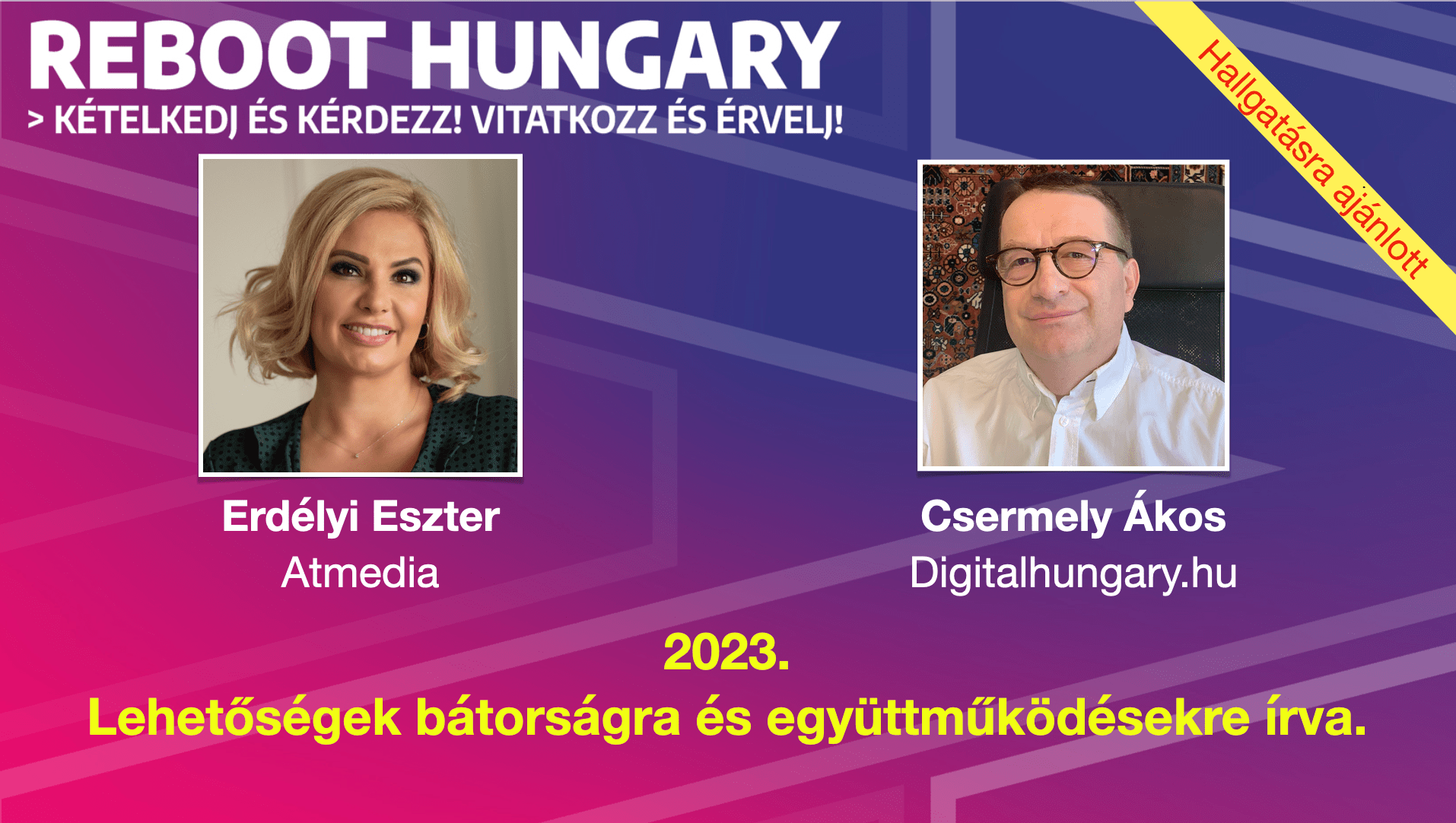 Lehetőségek bátorságra és együttműködésekre írva. Podcast ajánló.