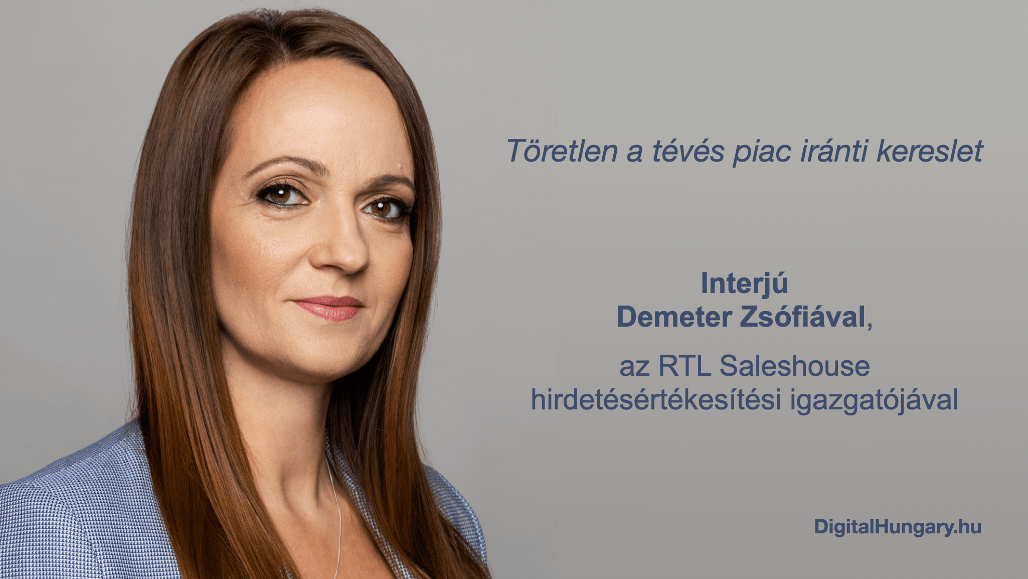 Töretlen a tévés piac iránti kereslet