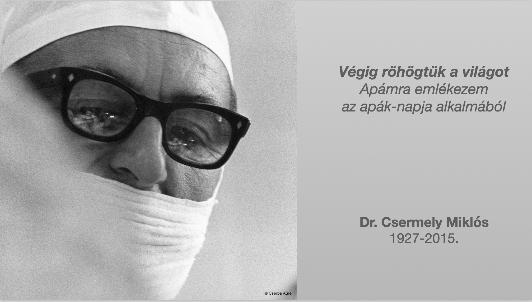 Apám, bár egy igazi hős volt, sok mindent tűrt, de volt, hogy pofozógéppé változott
