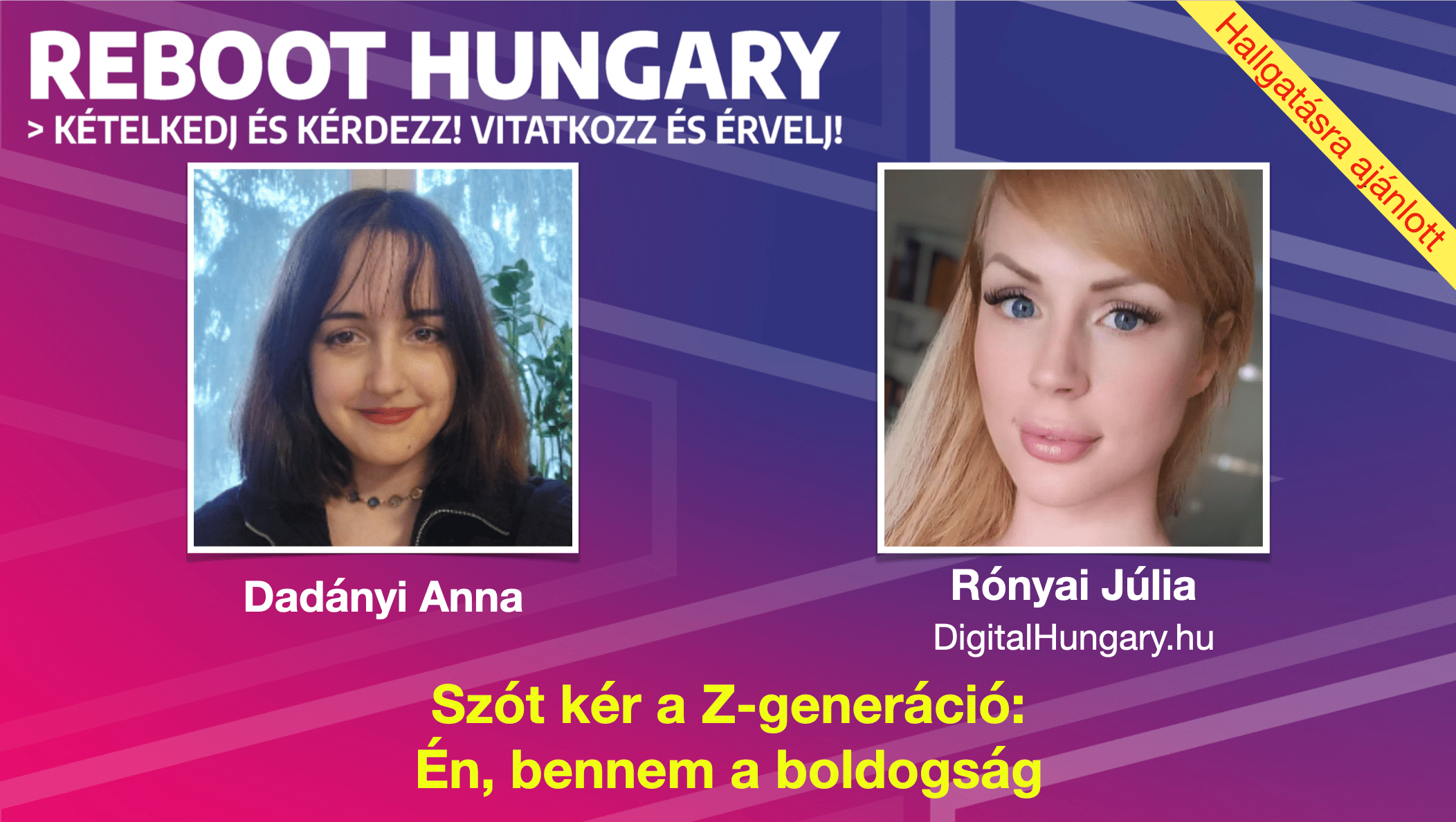 Szót kér a Z-generáció: Én, bennem a boldogság