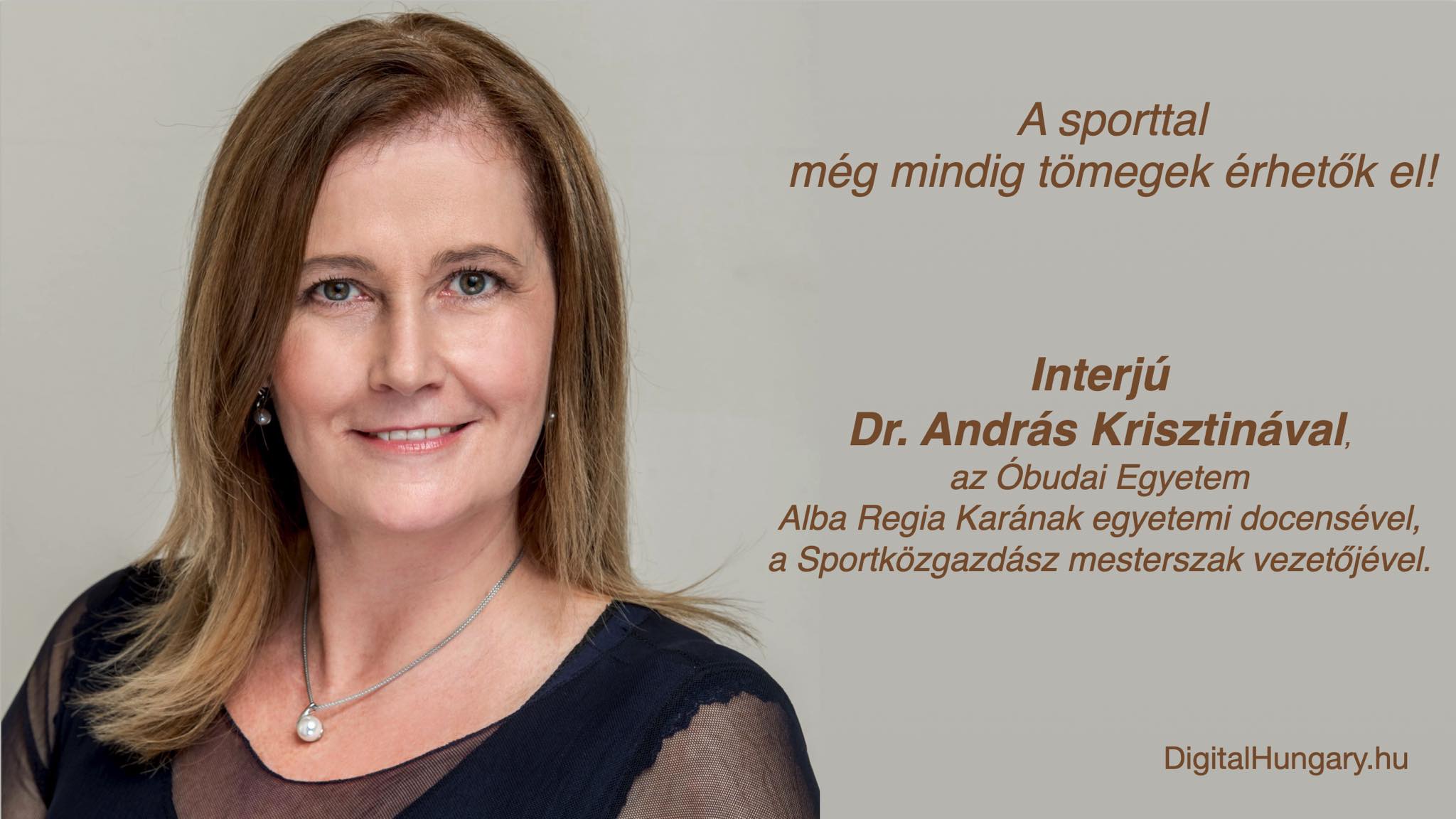A sporttal még mindig tömegek érhetők el!