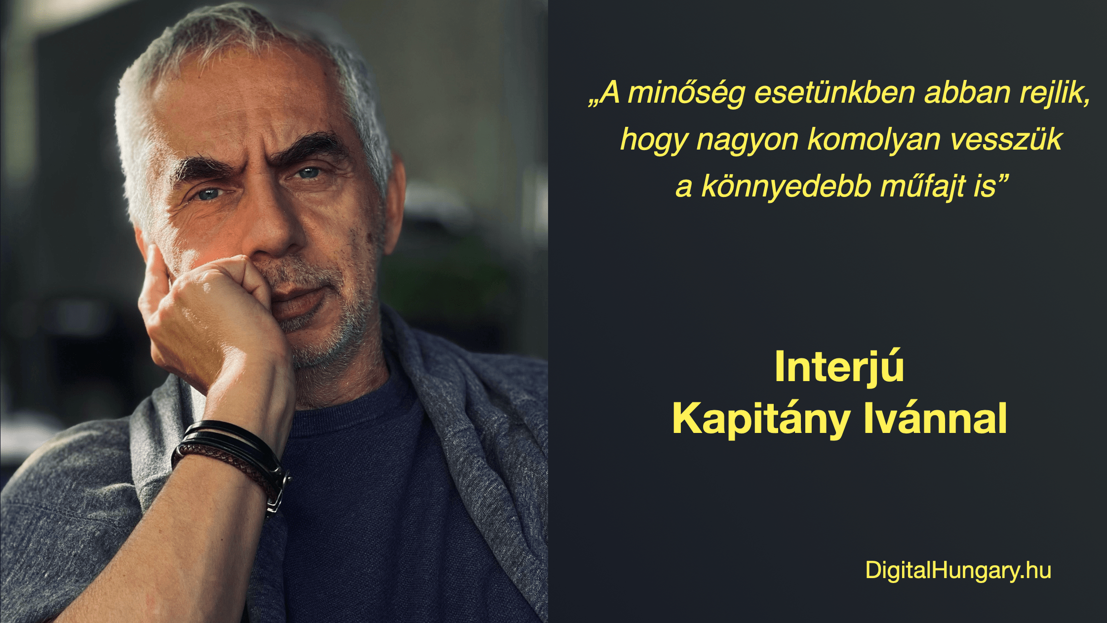 „A minőség esetünkben abban rejlik, hogy nagyon komolyan vesszük a könnyedebb műfajt is”