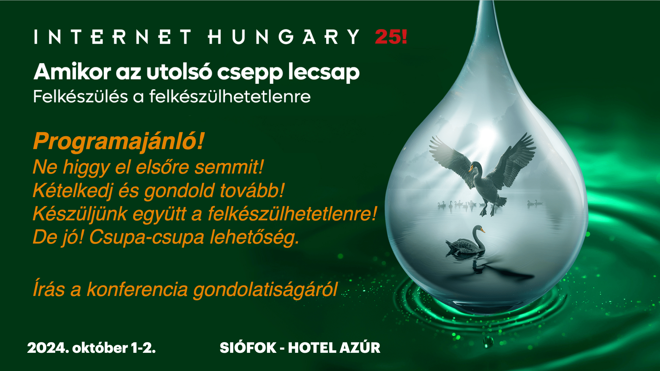 Készüljünk együtt a felkészülhetetlenre! De jó! Csupa-csupa lehetőség!