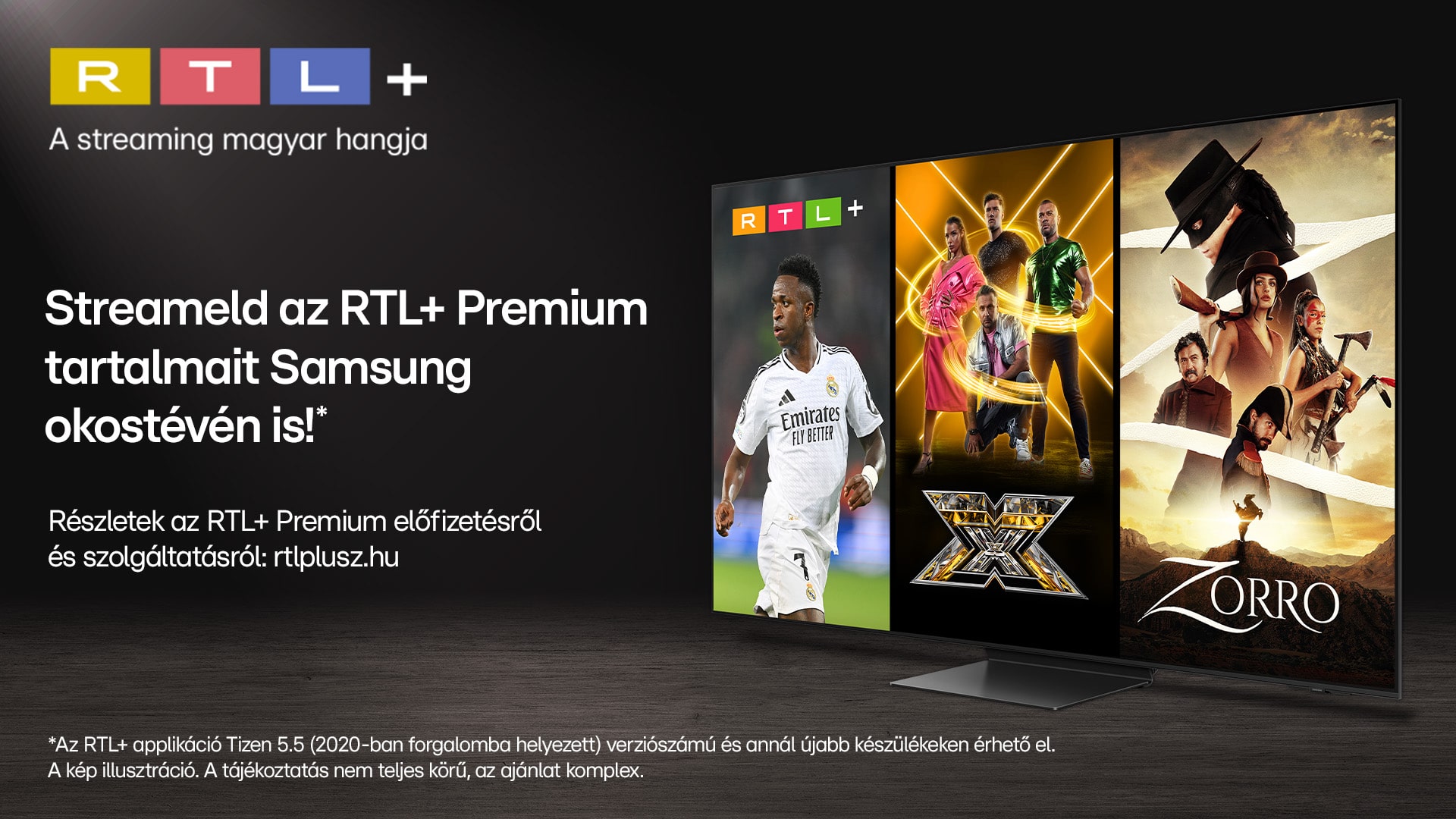 Megérkezett az RTL+ alkalmazás a Samsung okostévékre!