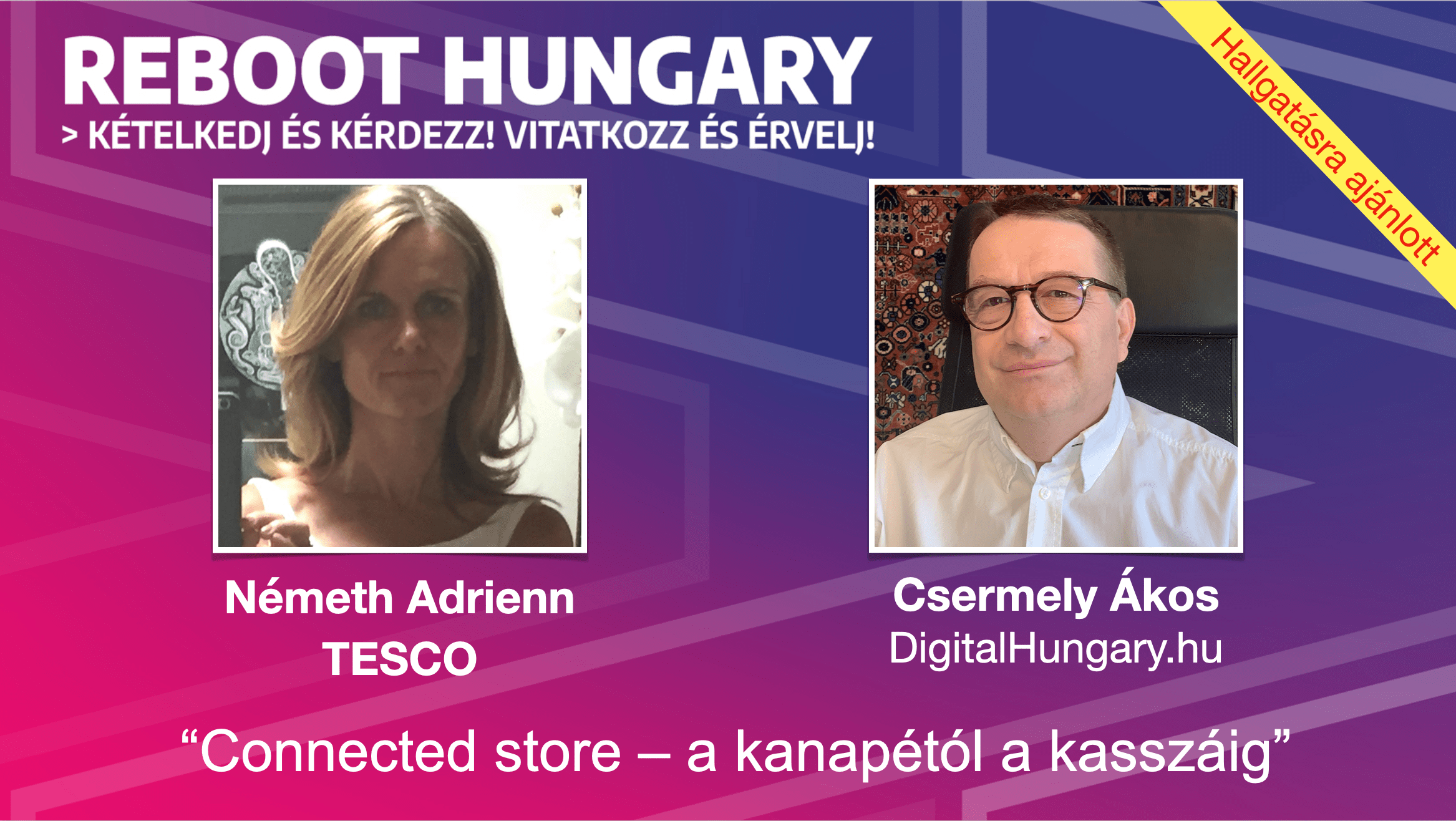 Connected store – a kanapétól a kasszáig. Podcast ajánló