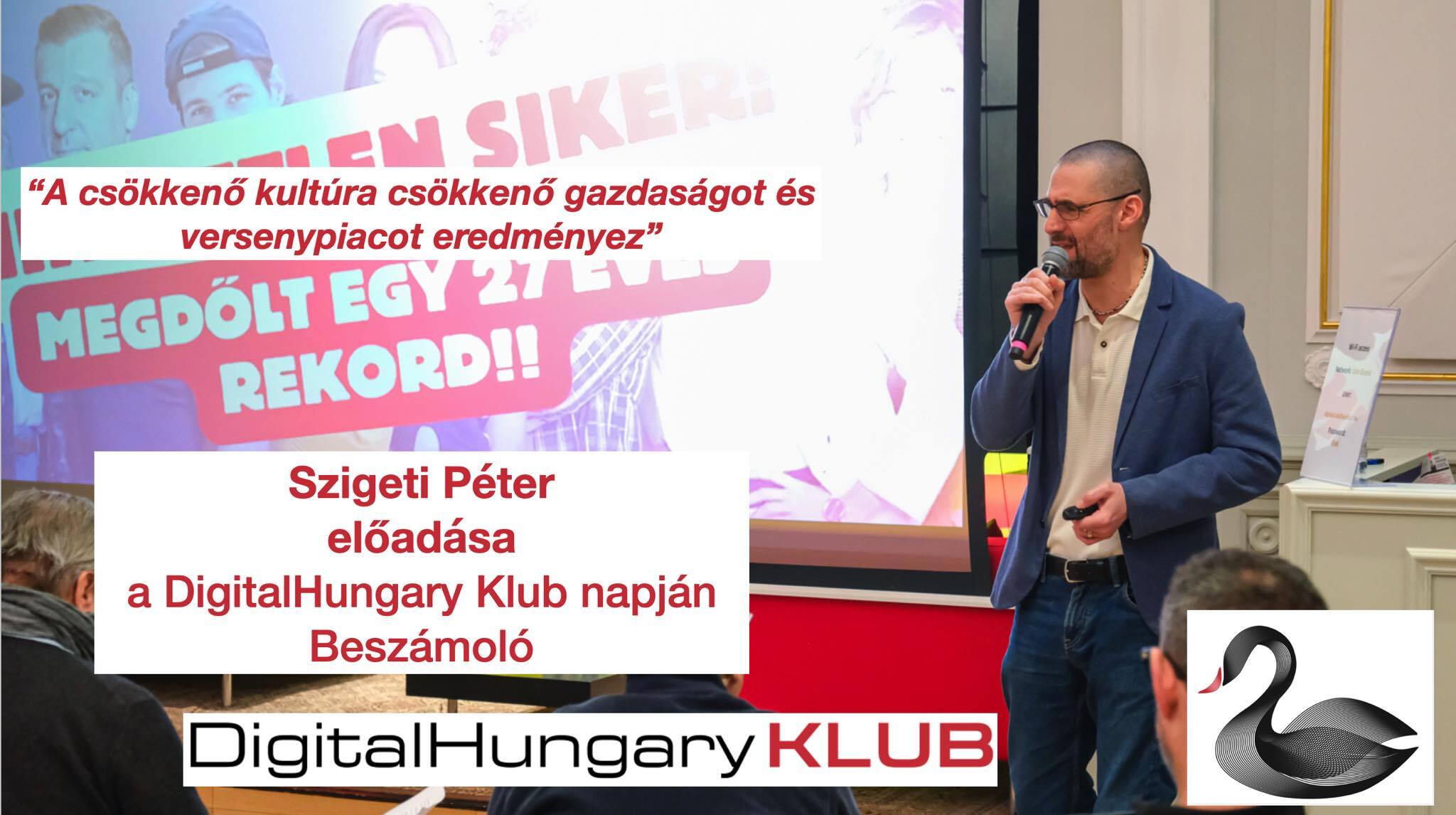 A csökkenő kultúra csökkenő gazdaságot és versenypiacot eredményez
