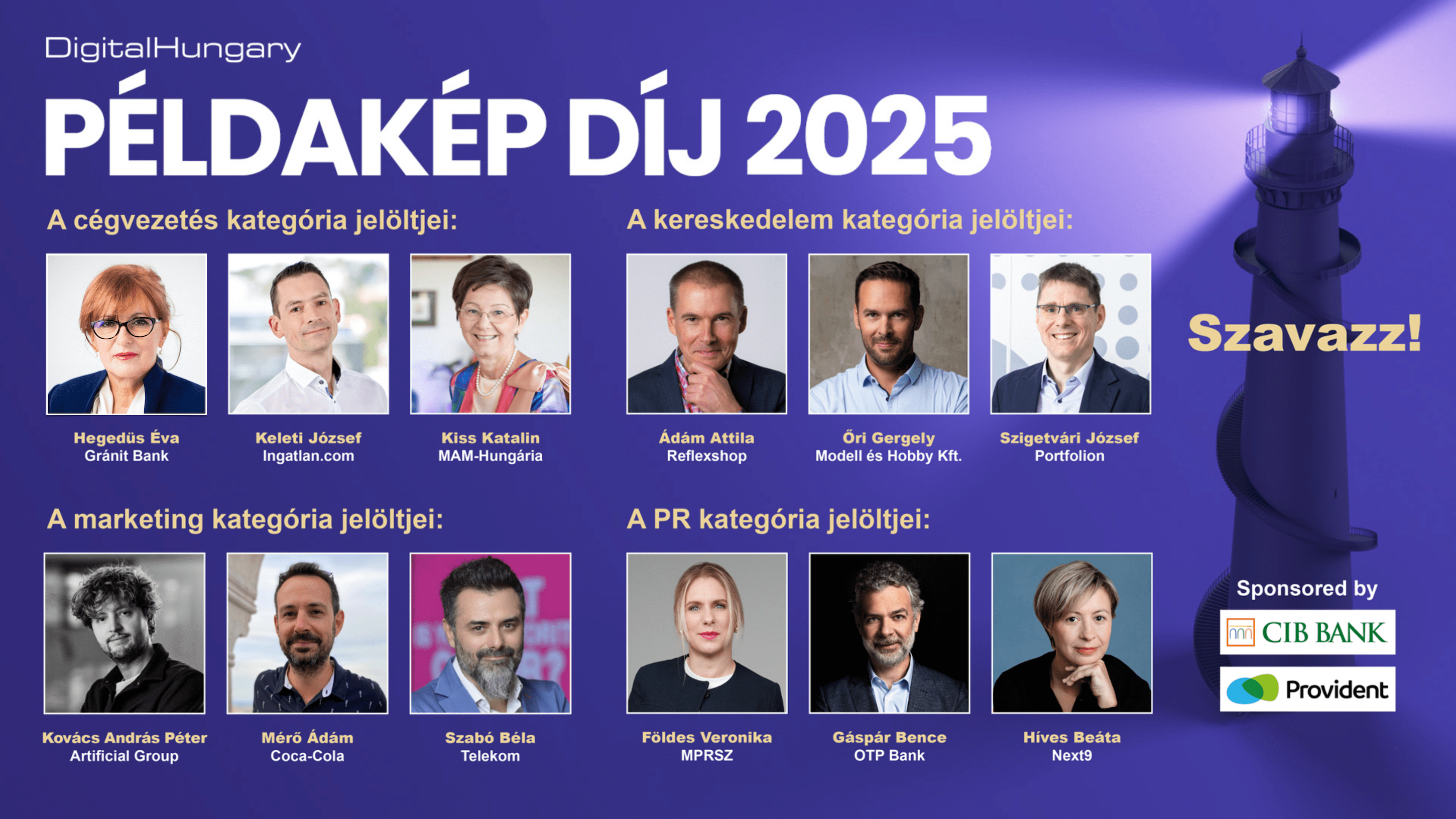 Már lehet szavazni a Példakép díj 2025-ös jelöltjeire