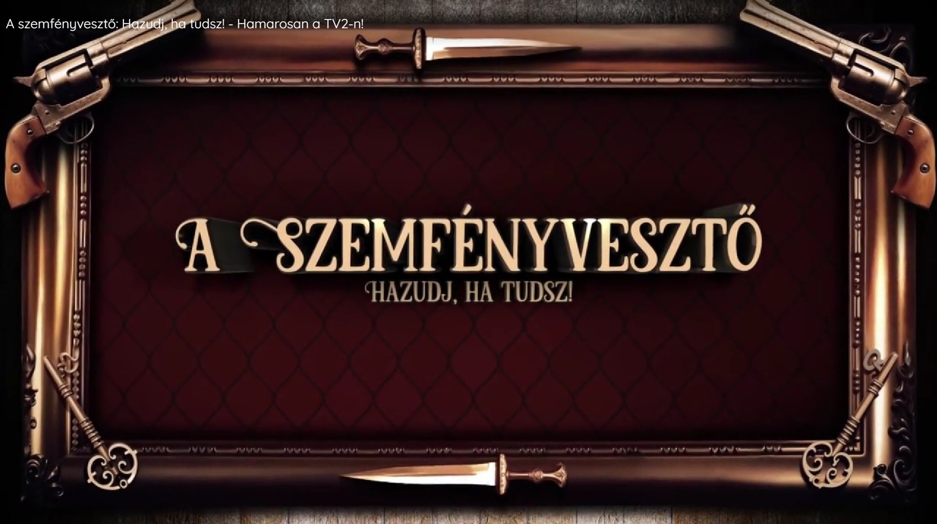 Érkezik A szemfényvesztő a TV2-re