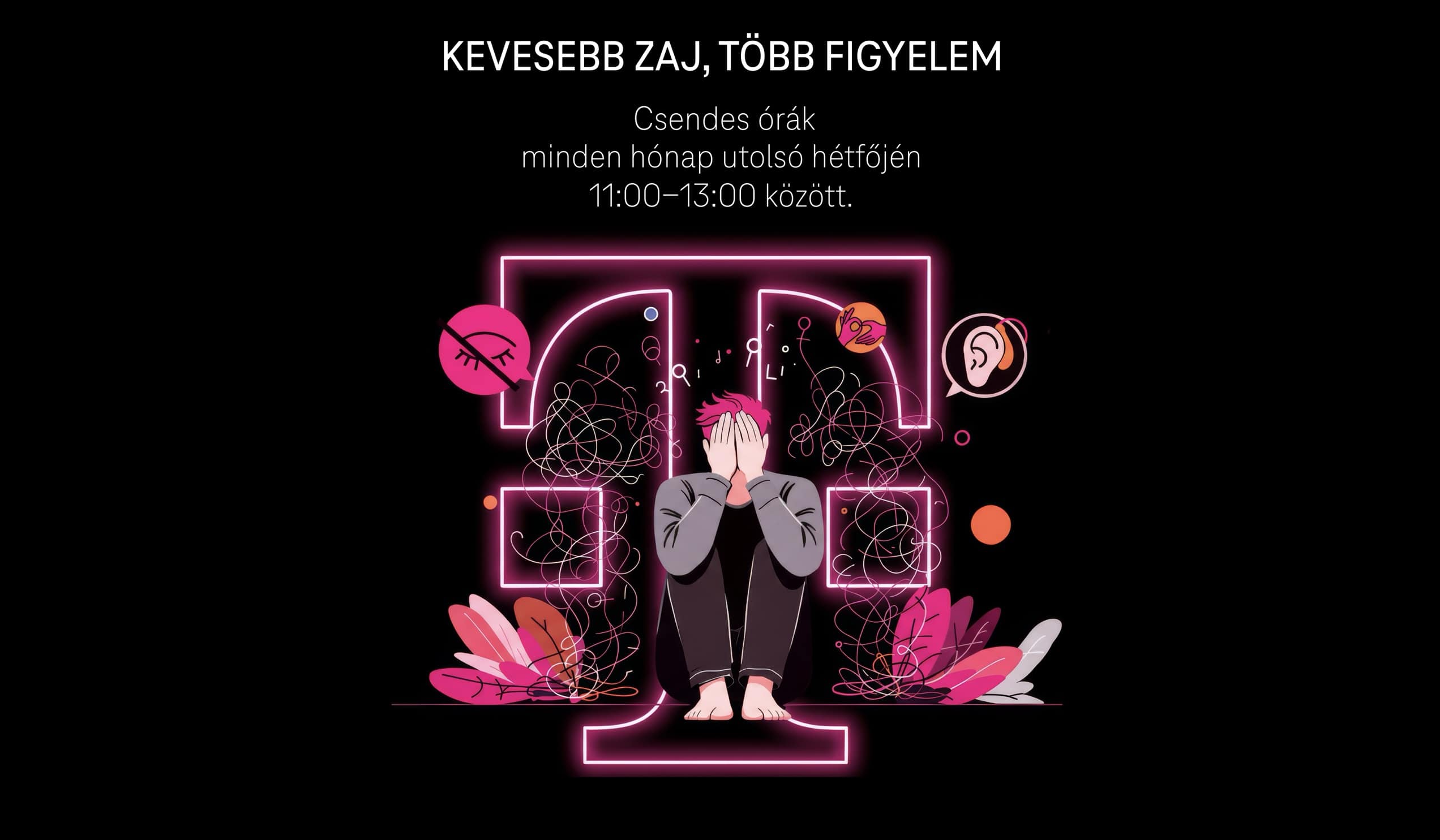Csendes órát tartanak minden hónap utolsó hétfőjén a Magyar Telekom üzleteiben