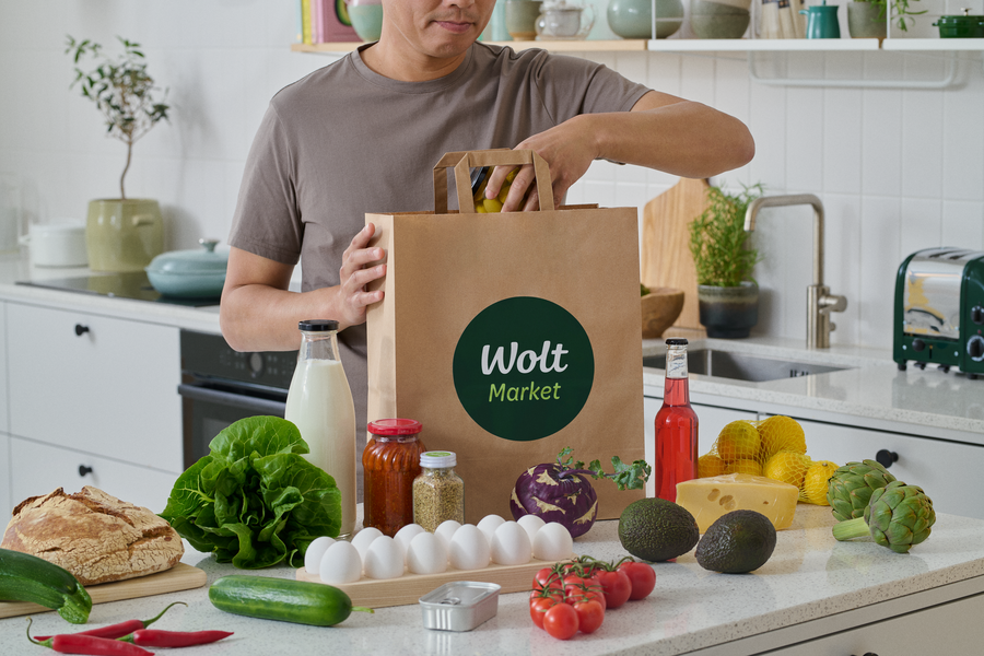 A Wolt Market zöldre vált - megújult arculat a frissesség, a helyi termelők, a gyorsaság és a kényelem jegyében